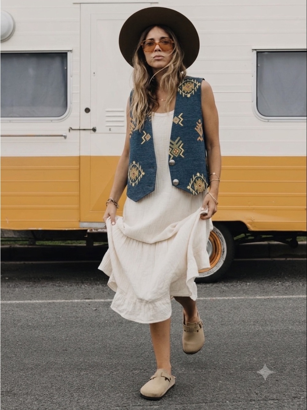 Vintage Deborah Murray Southwestern Tapestry Vest made in Canada